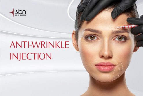 Anti-wrinkle injection service at SIAN skincare clinic